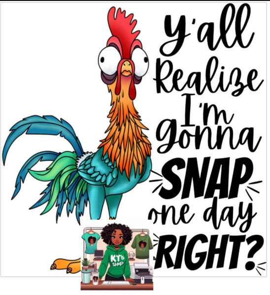 Yall Realize One Day..