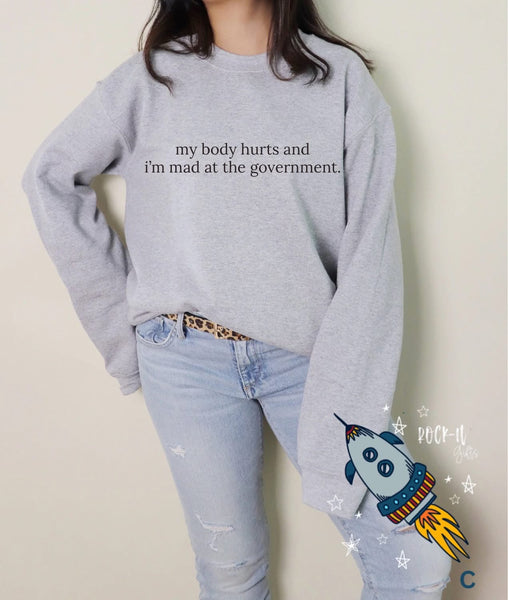 My Body Hurts & I’m Mad At The Government