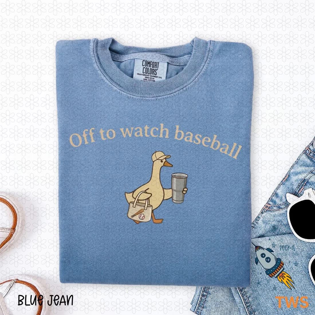 Off To Watch Baseball