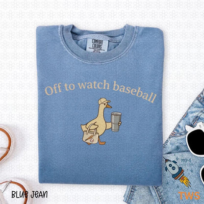 Off To Watch Baseball
