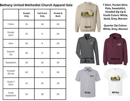 Bethany United Methodist Church Apparel Sale