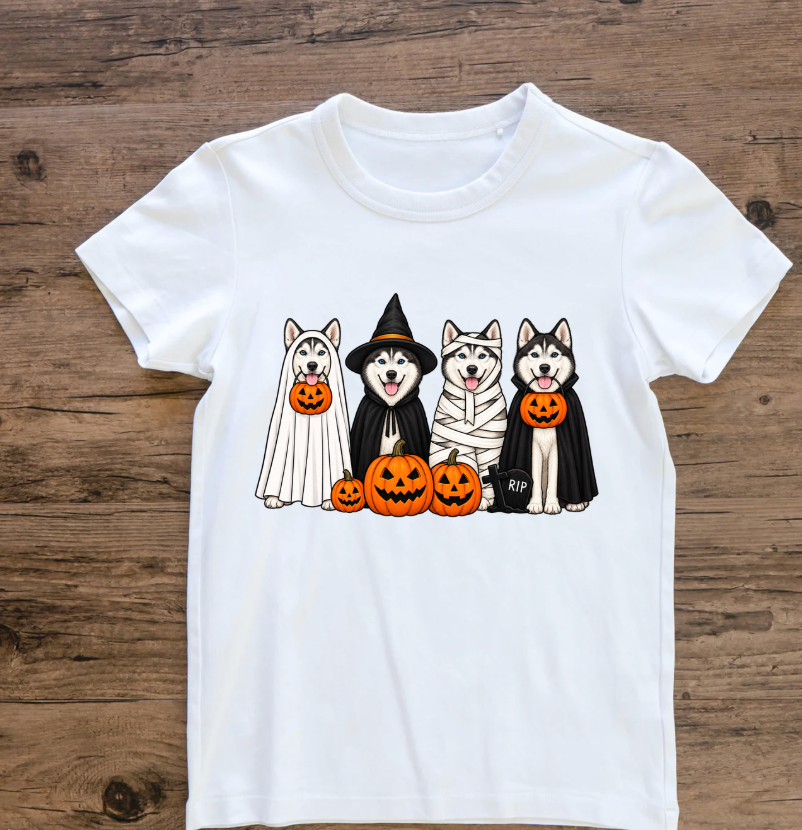 Halloween Huskies
