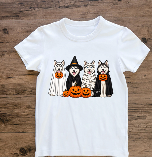 Halloween Huskies