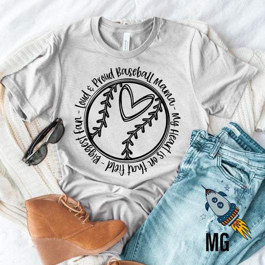 Loud And Proud Baseball Mama